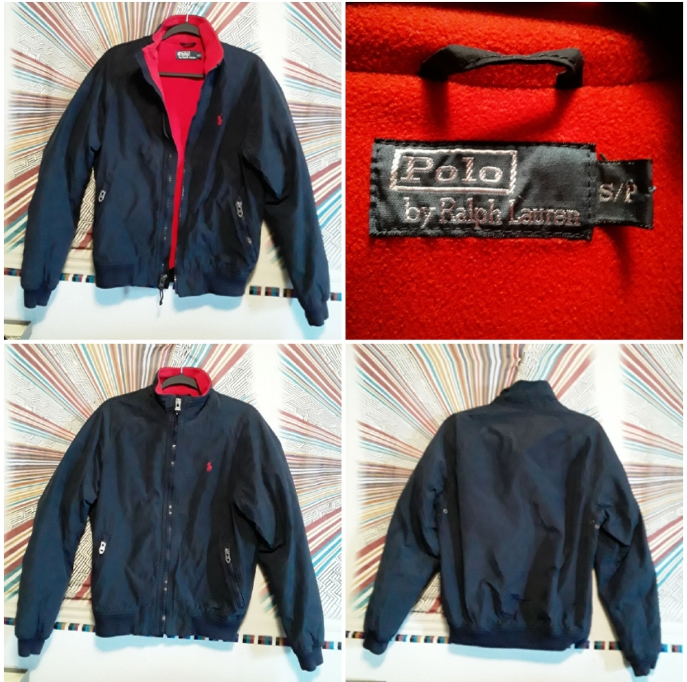 Vintage Polo By Ralph Lauren Unisex Small ZipUp Fall or Winter Jacket/Coat